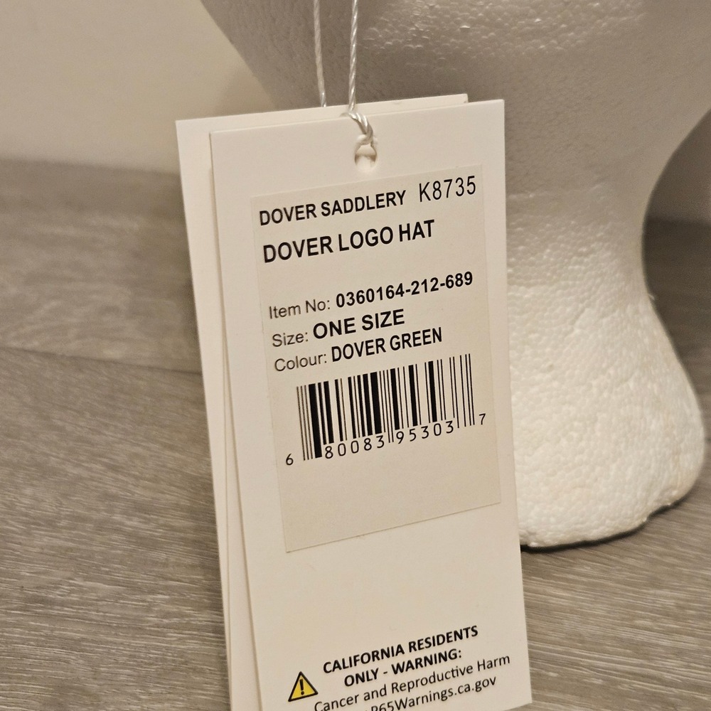 Dover Saddlery Stride Logo Hat Dover Green Performance Wicking Cap K8735 OS - Picture 7 of 7